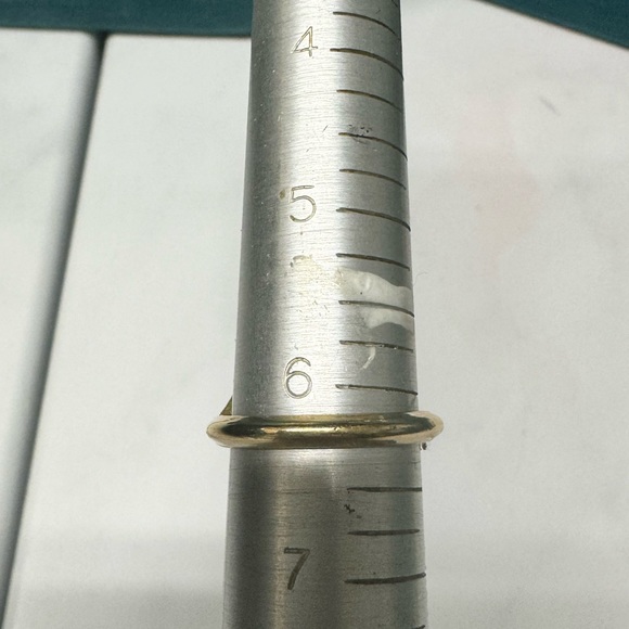 Vintage Fire Opal Flower Golden Ring fm Avon 1972 - Picture 5 of 6